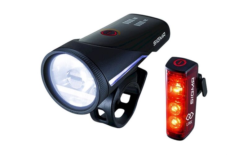 Sigma Sport AKKU-LEUCHTENSET AURA 100 USB + BLAZE LINK