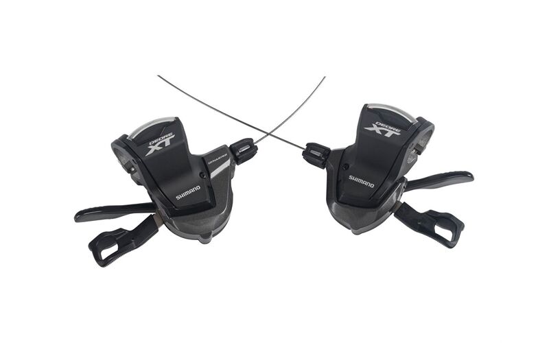 Shimano SCHALTHEBEL PAAR 2/3X11 M.GANGANZ. MIT ZUG UND HÜL