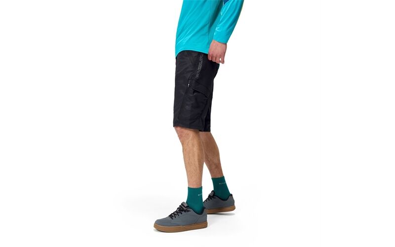 Endura Hummvee Short mit Innenhose: Camouflage-Dunkel - L