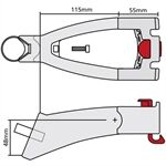 Rixen & Kaul KLICK FIX EXTENDER 0211 XSET MIT ADAPTER / 25-32
