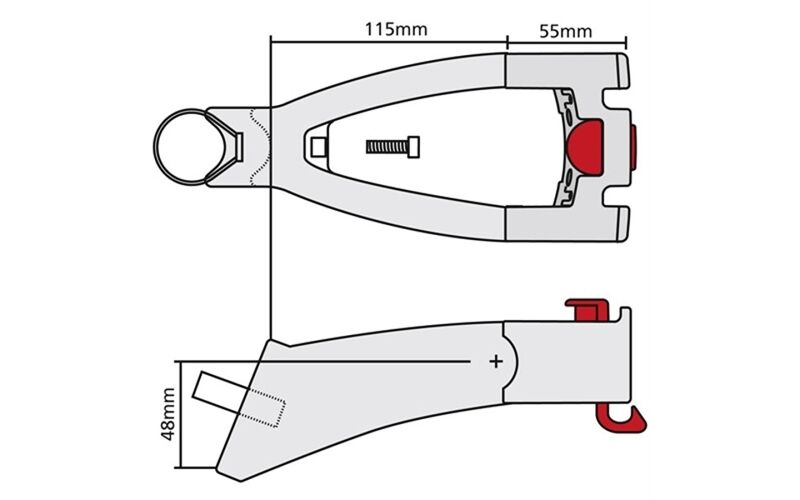 Rixen & Kaul KLICK FIX EXTENDER 0211 XSET MIT ADAPTER / 25-32