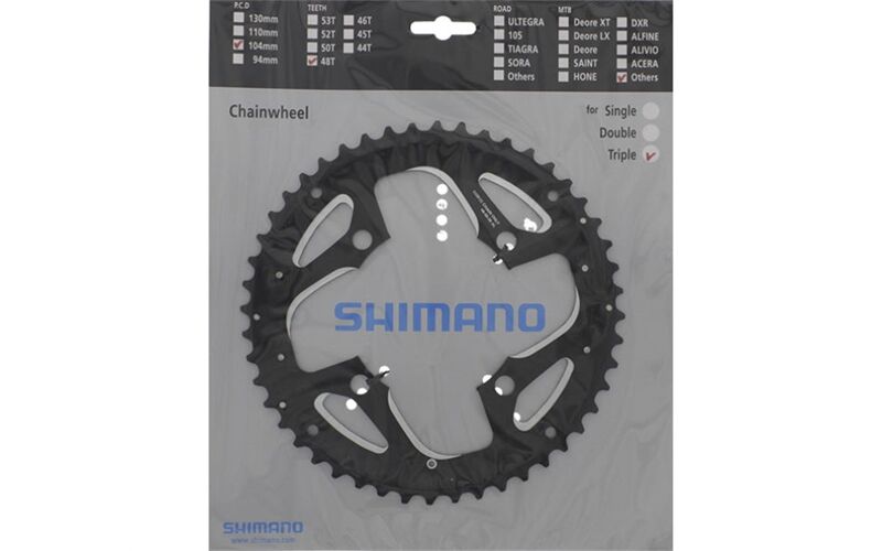 Shimano Kettenblatt FC-T551 48 Zähne (AL) für KSR