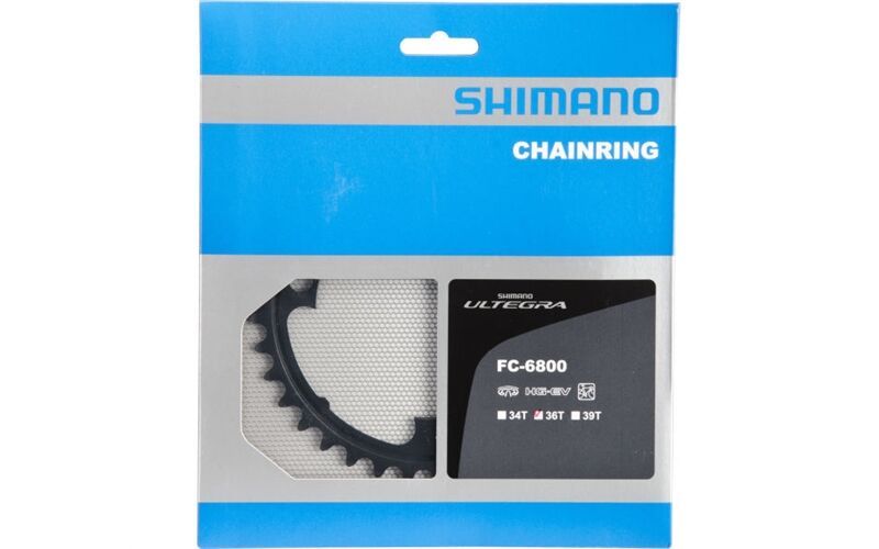 Shimano Kettenblatt ULTEGRA FC-6800 36 Zähne Schwarz