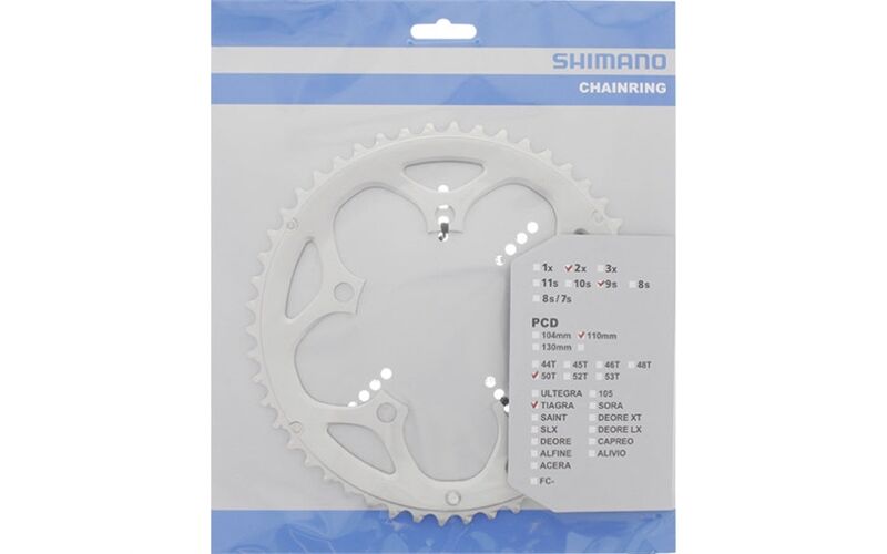 Shimano Kettenblatt TIAGRA FC-4550 50 Zähne Silber