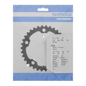 Shimano Kettenblatt SORA FC-3550 34 Zähne für KSR Schwarz