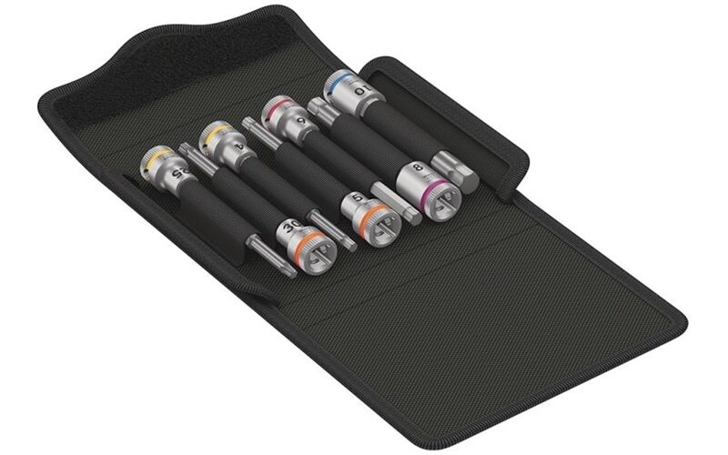 Wera Bicycle Set 8 Bitnuss-Satz , 3/8" , 7-teilig