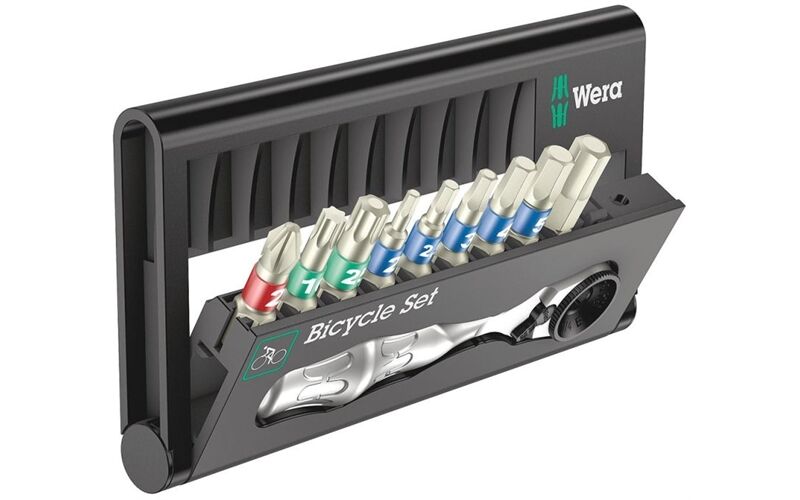 Wera Bicyle-Set 9 Schraubwerkzeug-Set Mini-Ratsche
