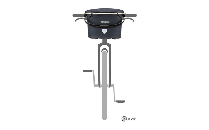 Ortlieb Up-Town Urban Fahrradkorb ink, 17.5l